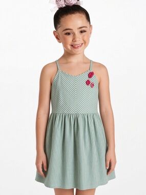 Gymboree Girls Mint Green Dress 7